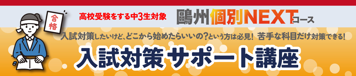 個別ゼミ入試サポート講座